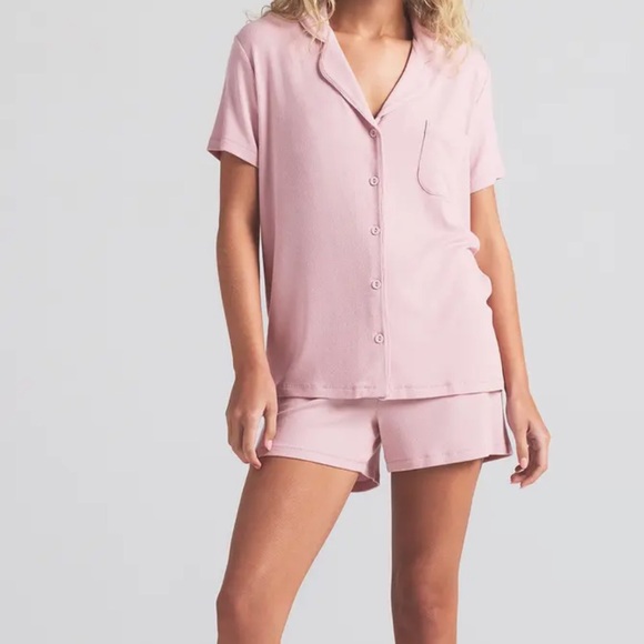 skims Soft Lounge Short Sleep Set - Picture 2 of 4